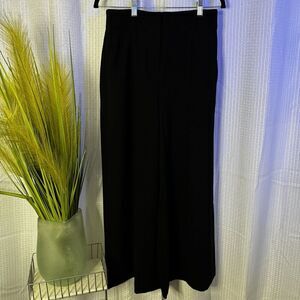 Boden Women’s 6 Black Wide Leg Pleated High Rise Dress Pants w/Pockets Workwear